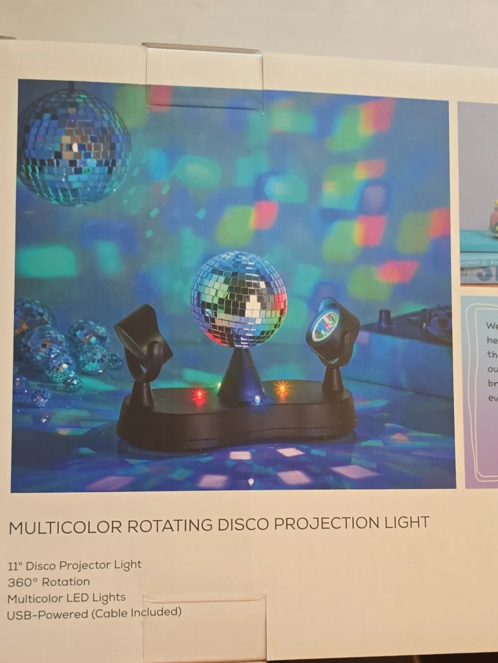 West & Arrow Rotating Disco Light